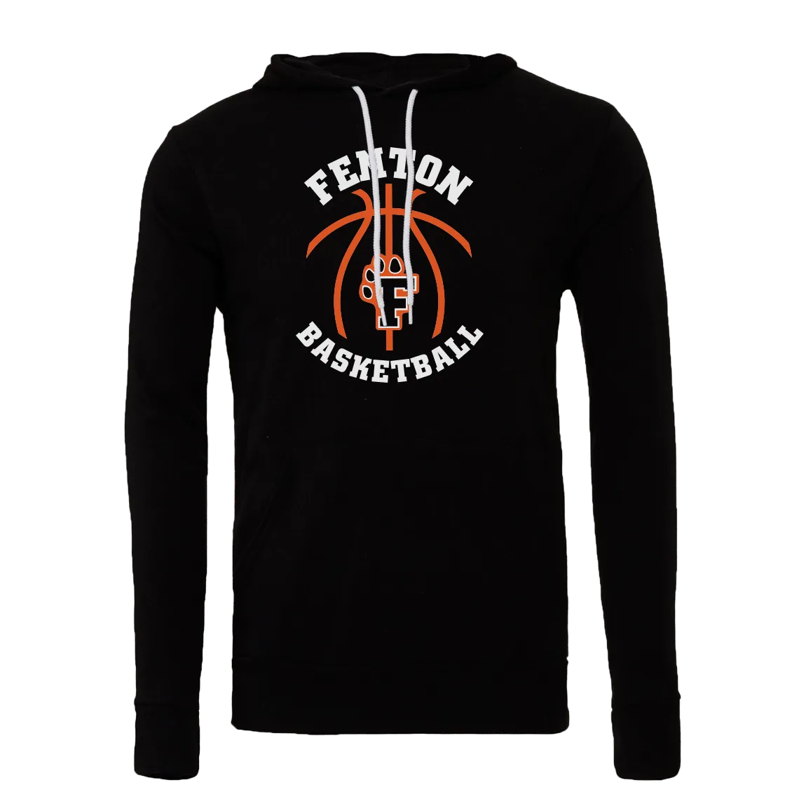 Fenton Basketball - Black - Sponge Hoodie