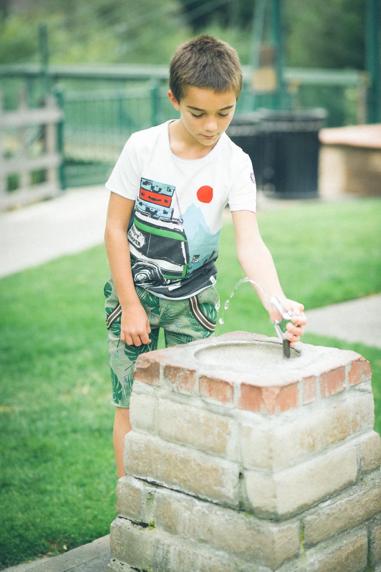 Happy Camper Baby T-Shirt by: Mini Shatsu