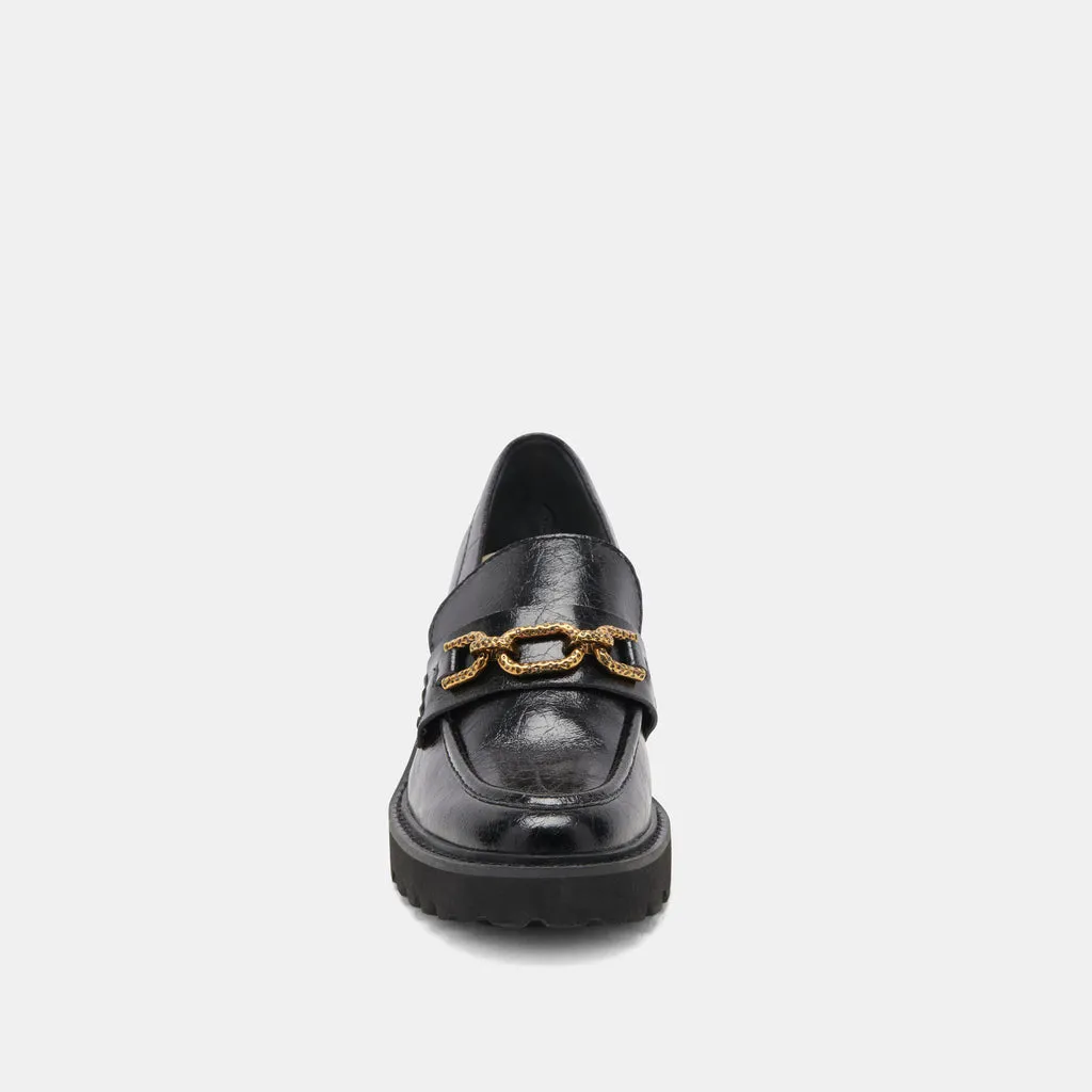 HARLEN LOAFER MIDNIGHT CRINKLE PATENT– Dolce Vita 6908076359746