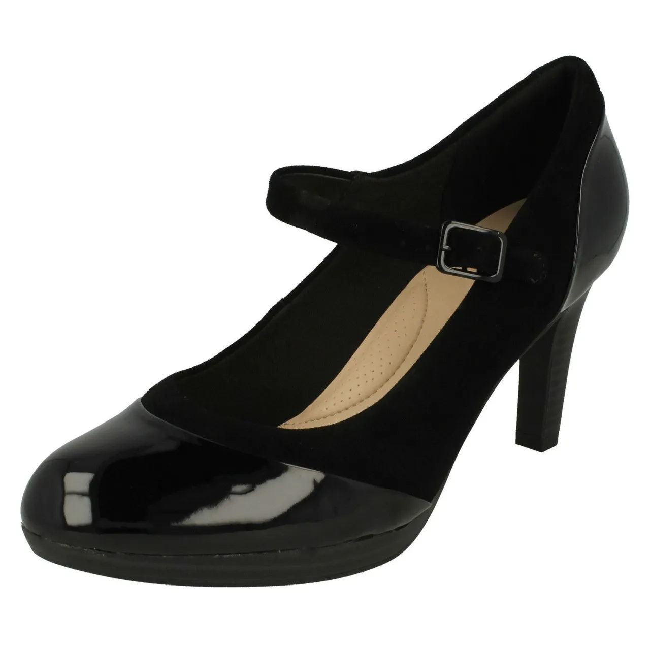 Ladies Clarks Mary Jane Styled Court Shoe Adriel Carla