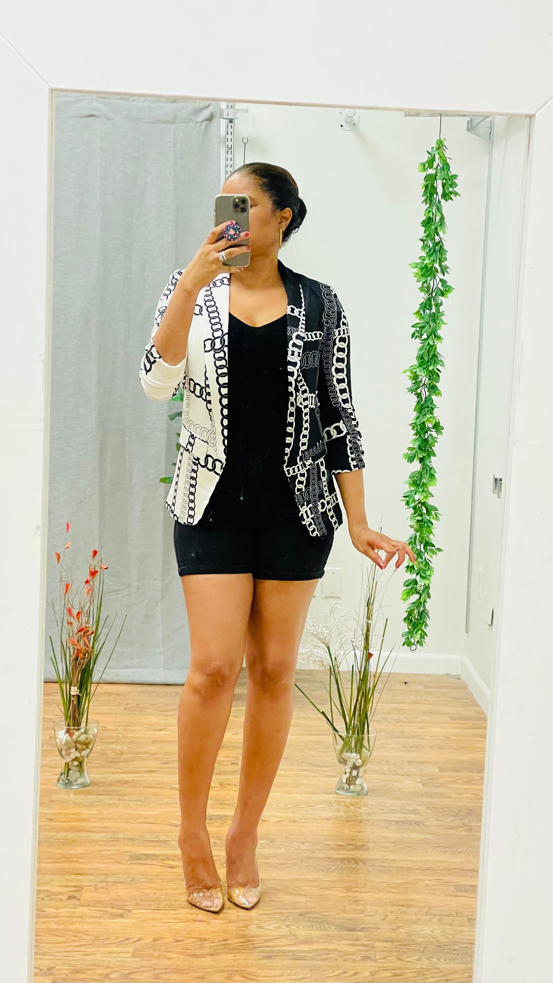 Lillian printed blazer