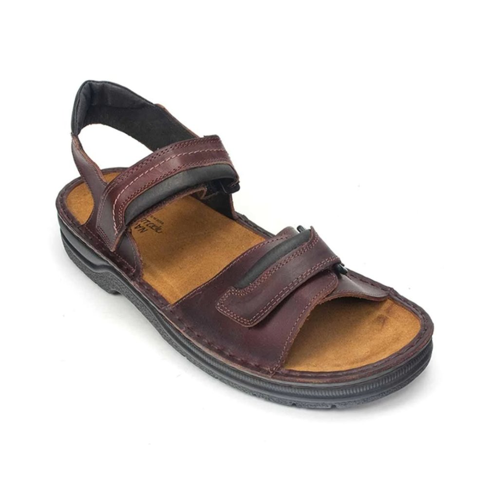 Naot Men's Lappland Adjustable Sandal - Buffalo Leather