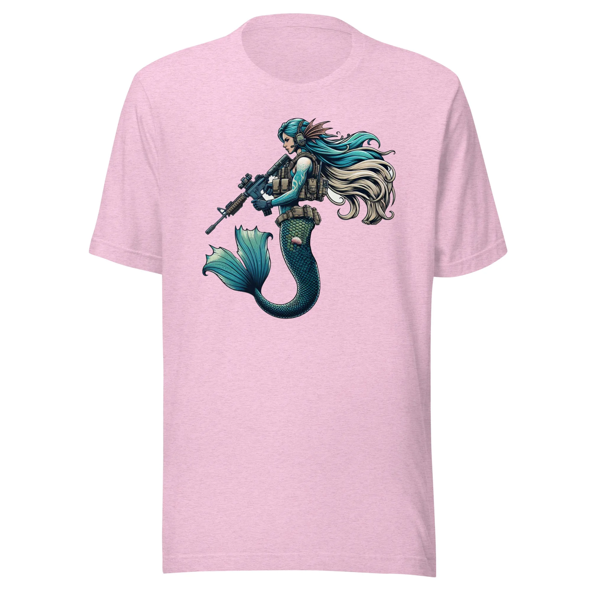 Ocean Warrior: The Tactical Mermaid - Unisex t-shirt