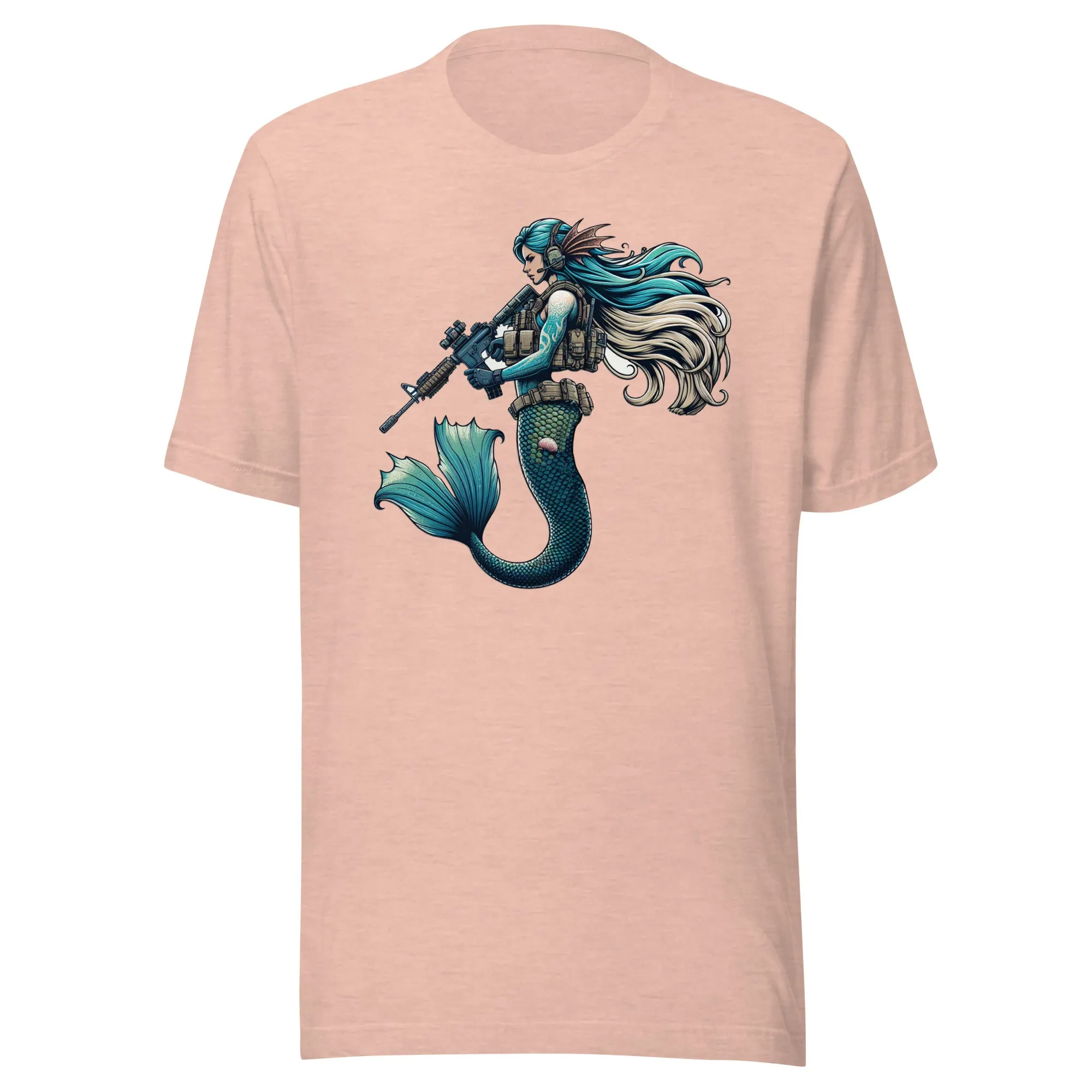 Ocean Warrior: The Tactical Mermaid - Unisex t-shirt