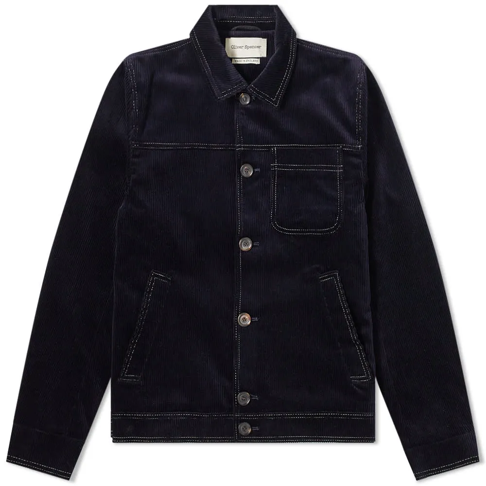 Oliver Spencer Buffalo JacketNavy Cord