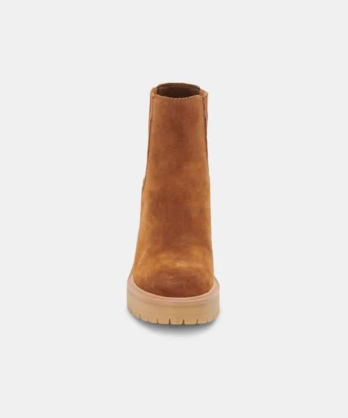 The Caster H20 Booties by Dolce Vita - Camel Suede