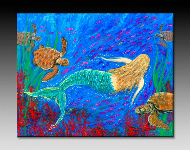 The Mermaid Dance Ceramic Tile