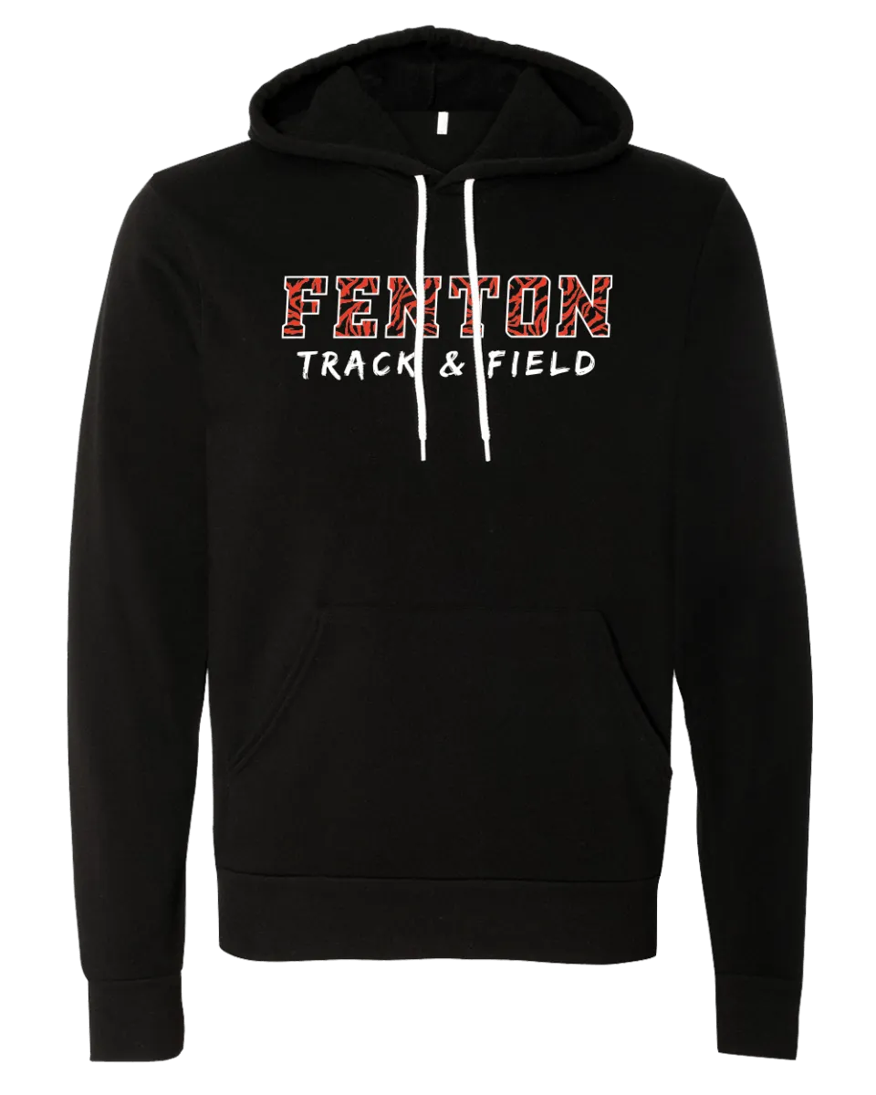 Unisex Sponge Fleece Pullover - Fenton Track & Field Stripes