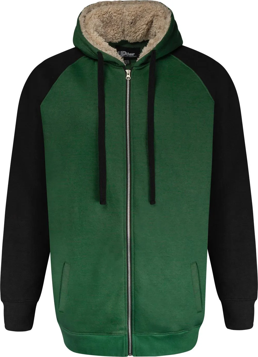 Uptheir Everest Sherpa Lined Hoody - Scarab Black