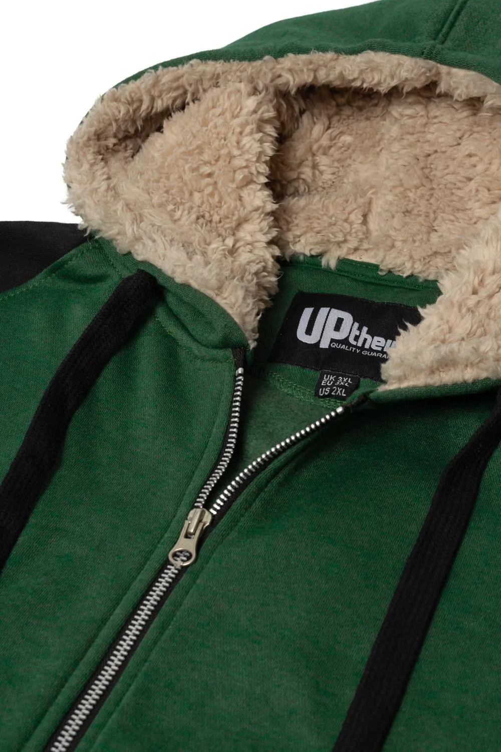 Uptheir Everest Sherpa Lined Hoody - Scarab Black