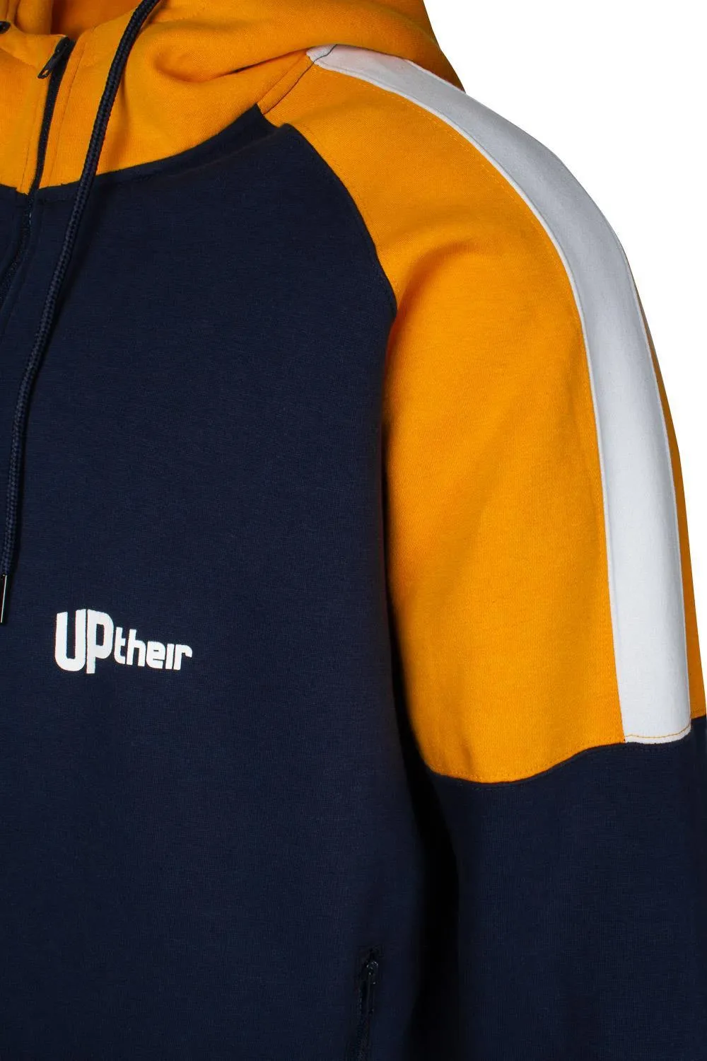 Uptheir Lightning Hoody - Navy Yellow