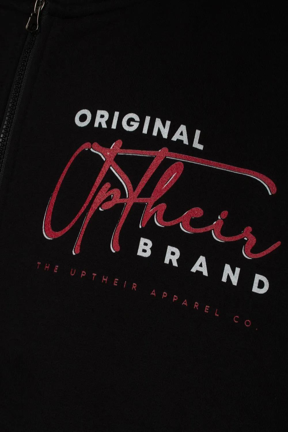 Uptheir Original Zip Hoody - Black