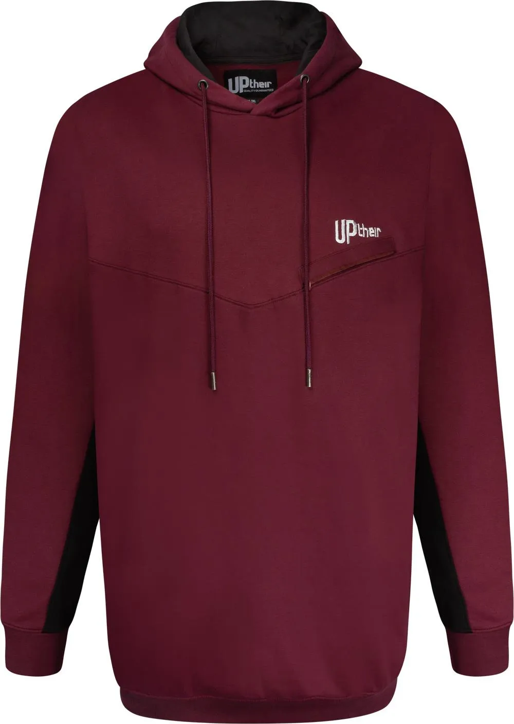 Uptheir Ridge Two Piece Sleeve Hoody - Burgundy