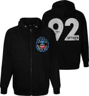 Uptheir Sports Dept Zip Hoody - Black