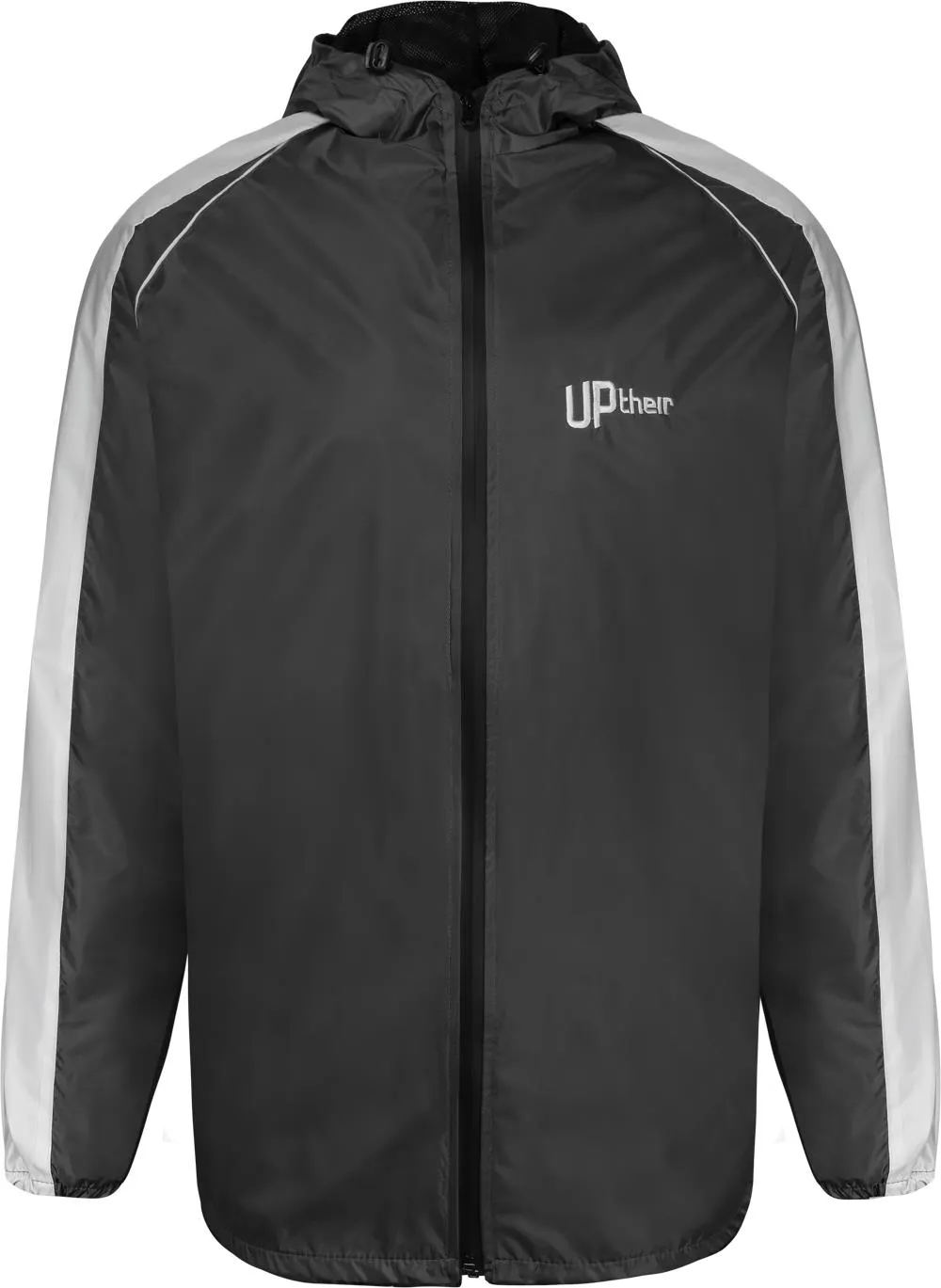 Uptheir Waterloo Waterproof Hooded Jacket - Grey