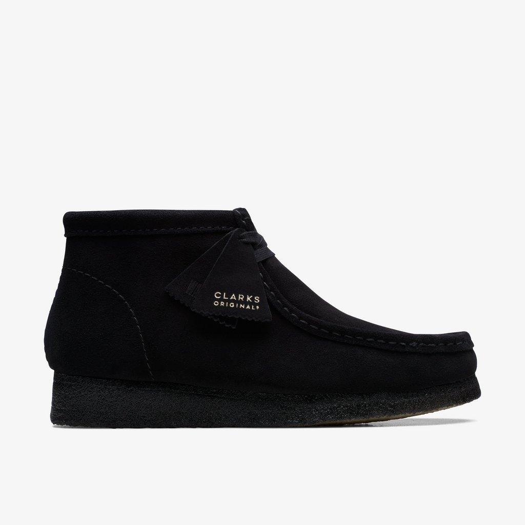 Wallabee Boot Black Suede