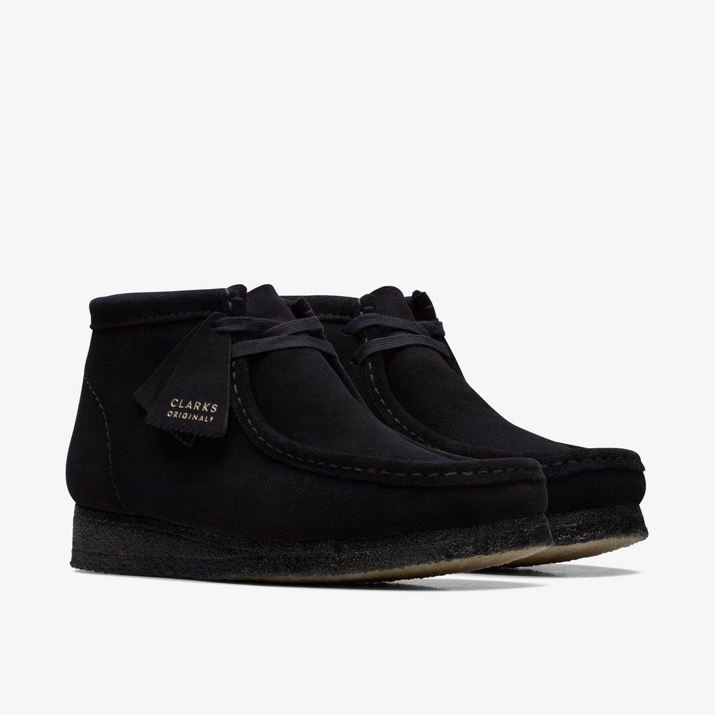 Wallabee Boot Black Suede