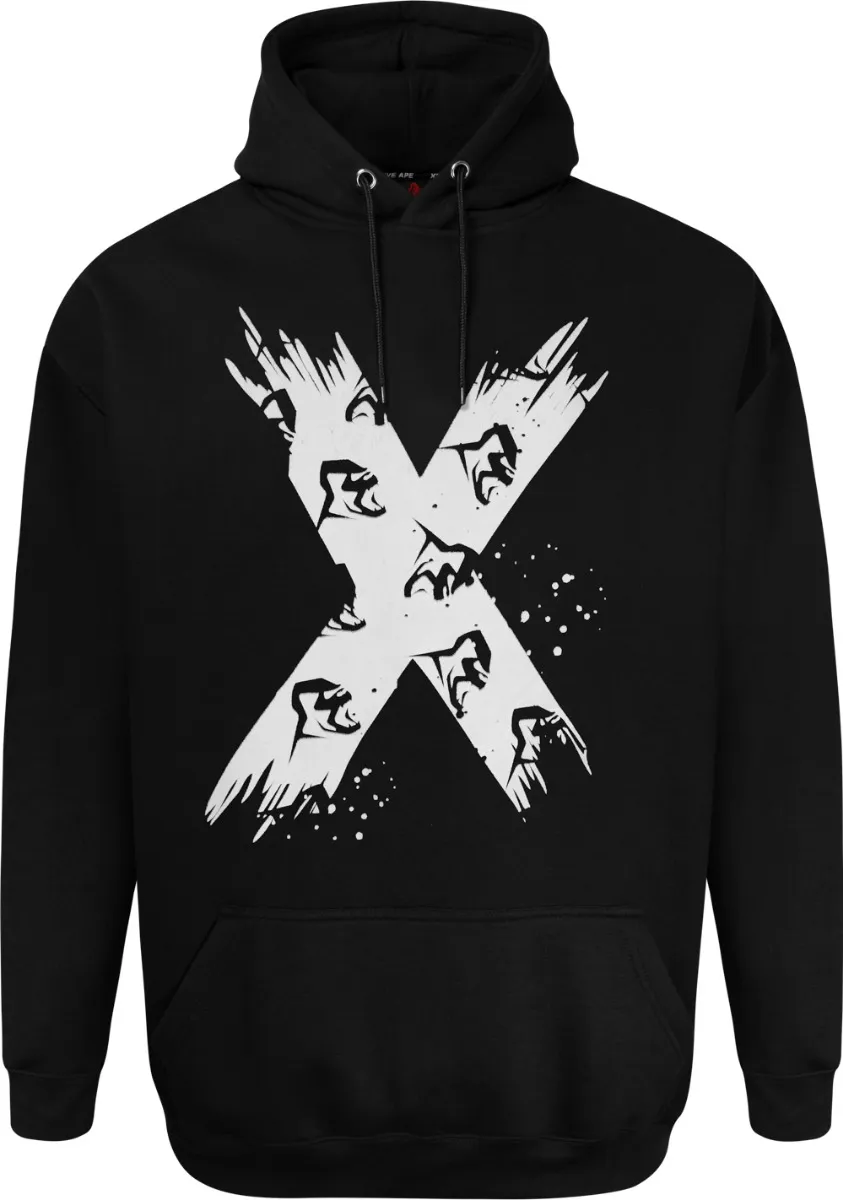 Xplosive Ape Origins Print Hoody - Black